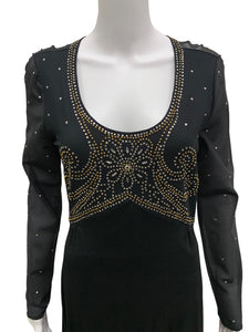 Vintage Black Size Medium Dress