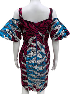 Vintage Size Medium Multi-Color Dress