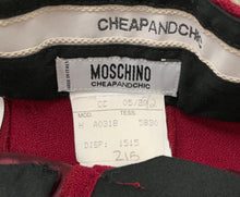 Load image into Gallery viewer, MOSCHINO Red Size 8 Pants