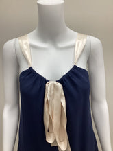 Load image into Gallery viewer, Michael Kors Size xsp Navy &amp; Beige Top