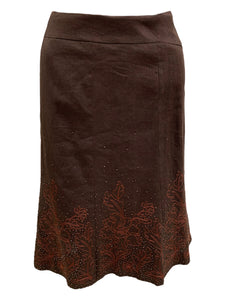 nine west Size 8 Brown Skirt