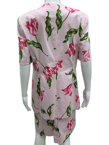 Mondi Size Medium pink print suit