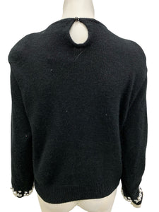 Vintage 1980's  Black Sweater