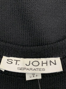 st.john Size Medium Black Top