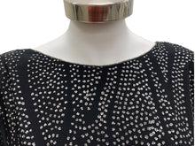 Load image into Gallery viewer, Vintage Black &amp; Silver Dress