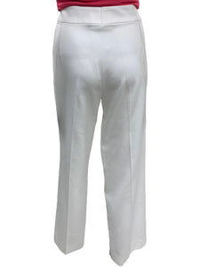 escada Size 8 White Pants