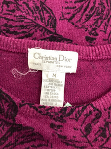 Christian Dior Size M/L Purply Pink Sweater
