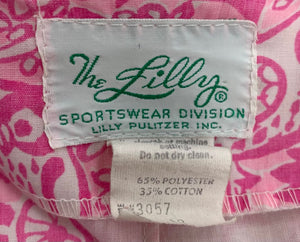 Lilly Pulitzer Size 6 pink print Skirt