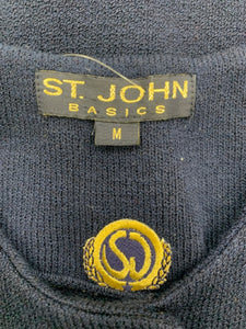 St John Size Medium Navy Cardigan